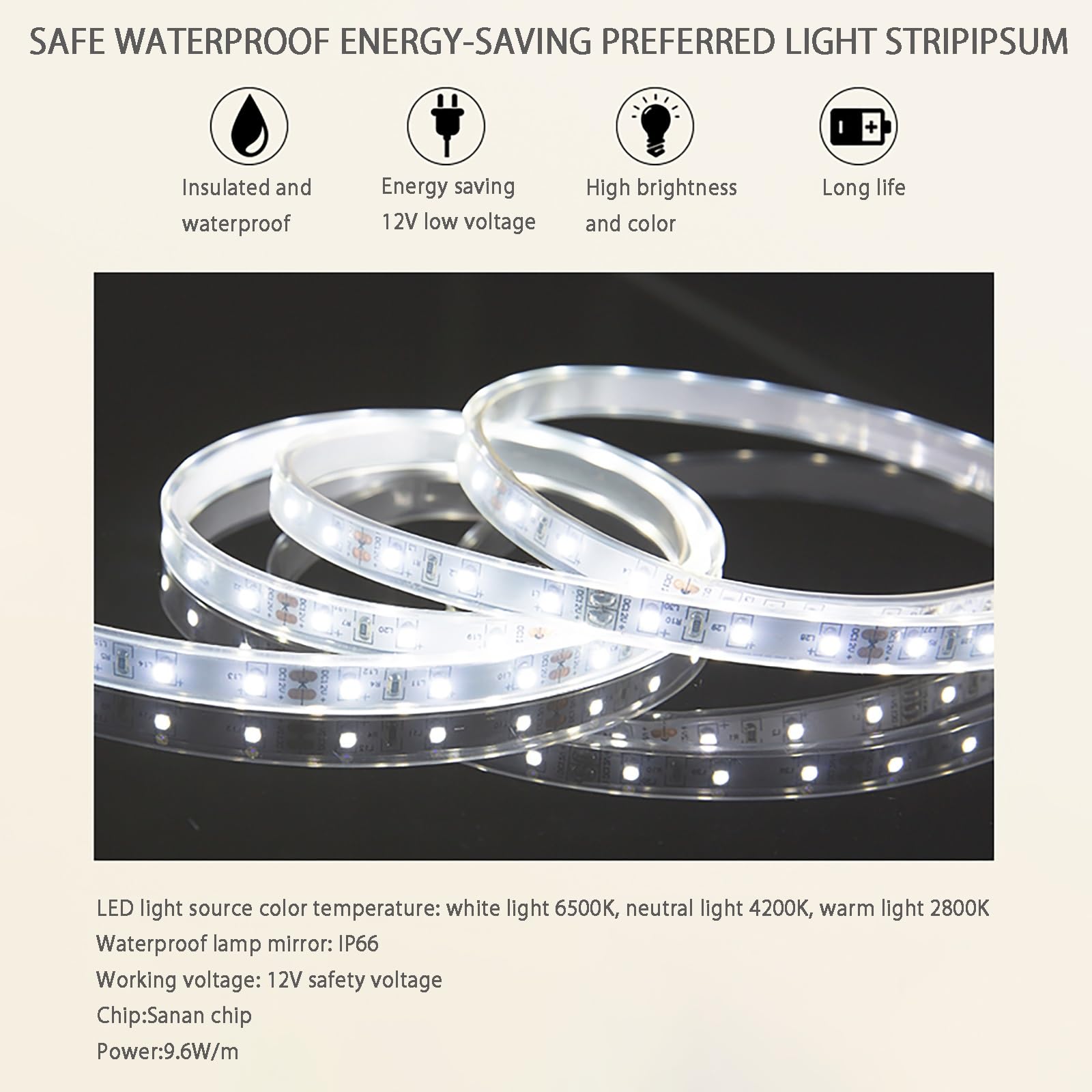 Smart Lustro łazienkowe z podświetleniem LED, półokrągłe lustro ścienne, bezramowe lustro ścienne, 50/60/70/80 cm, odbicie HD, regulacja jasności, elegancki nowoczesny wystrój domu i toaletka