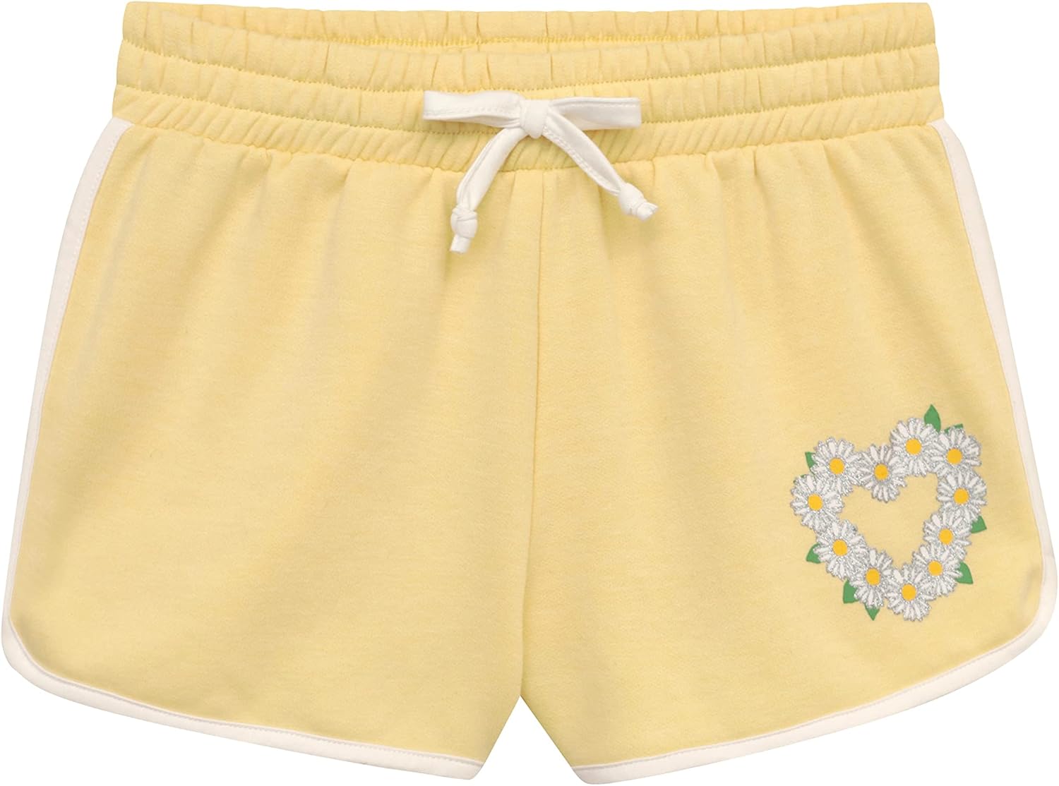 BTween Girls 4 Piece Active Performance Dolphin Shorts with Faux Drawstring, Sports Running Shorts for Kids - Image 8