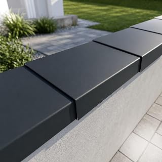 Attika Abdeckung Aluminium 1500x250 mm Schenkel 30 mm Anthrazit RAL 7016