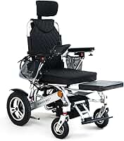 Winner.Med Cadeira de Rodas Motorizada Dobrável – Leve, Compacta e Confortável para Maior Mobilidade e Autonomia