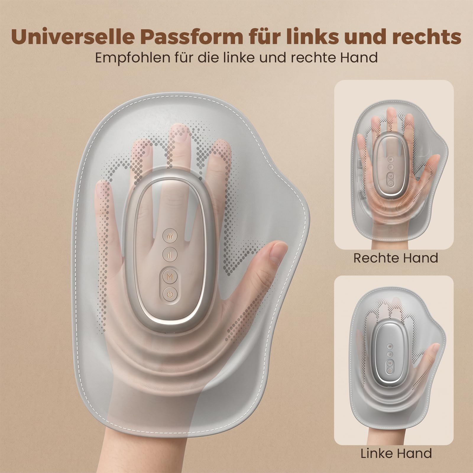 Handmassagegerät mit Wärme bei Arthritis & Karpaltunnelschmerz