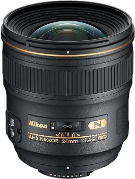 Nikon AF-S FX NIKKOR 24mm f/1.4G ED Fixed Zoom Lens