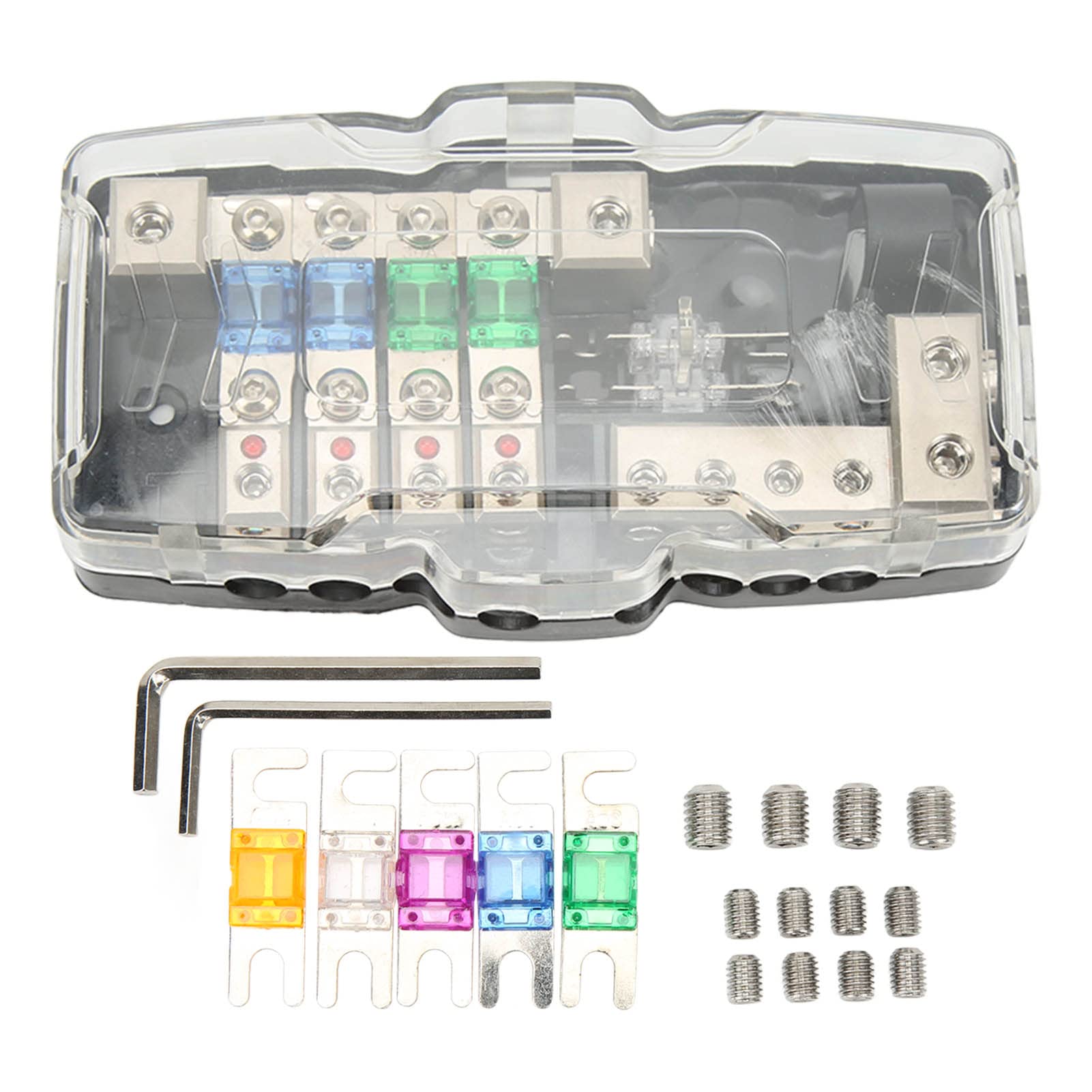 Amazon.co.jp: カーオーディオ 4ウェイ配電ブロック カーオーディオ  