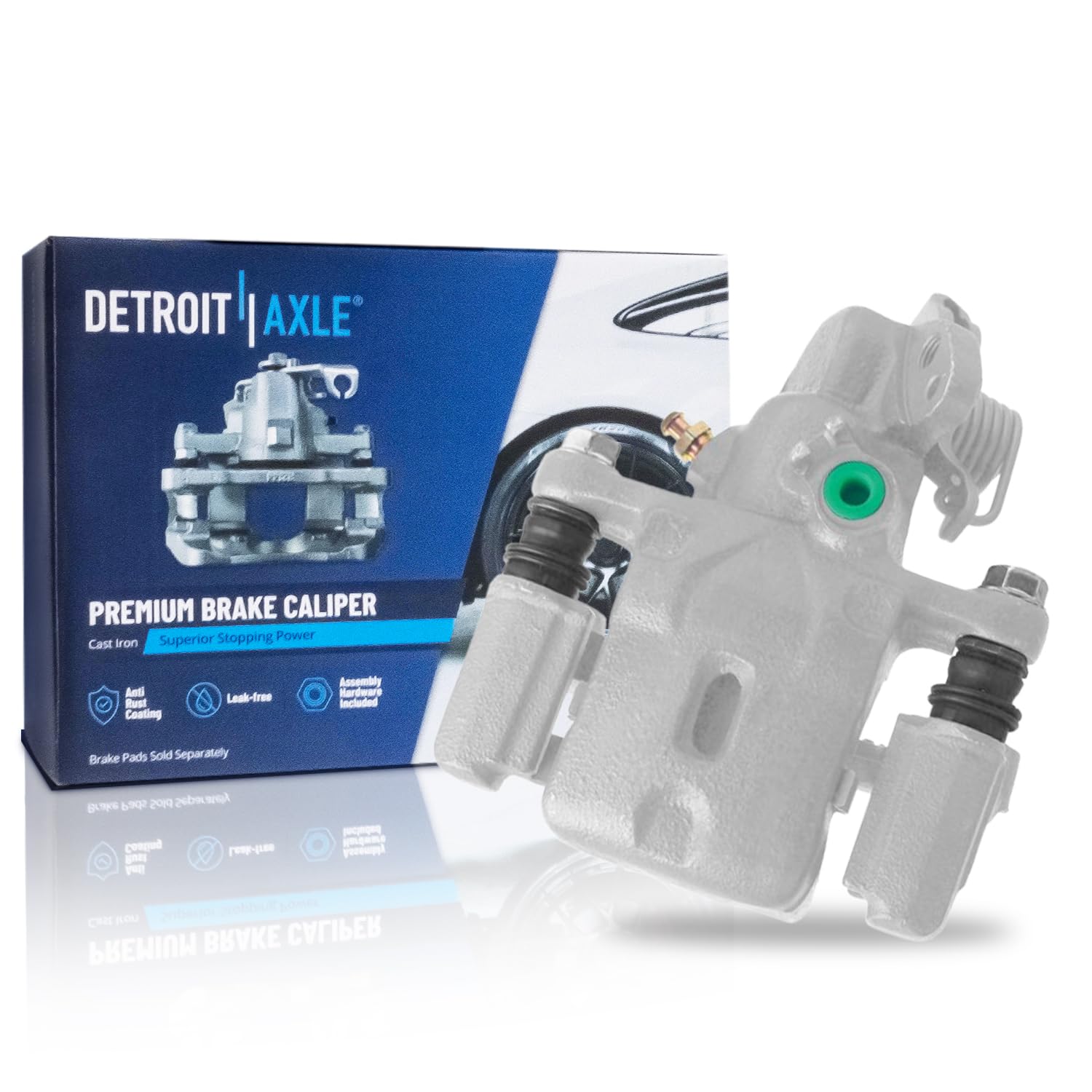 Detroit Axle - Rear Right Brake Caliper for 1996-2000 Hyundai Elantra