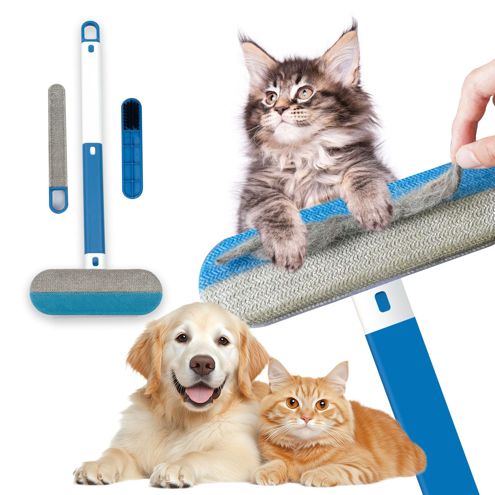 Pet Hair Remover for Couch,18 Inch, Suitable for dog and cat hair, Washable, Reusable, Suitable for Sofas Carpets Sheets and Other Furniture, Eco-friendly and durable