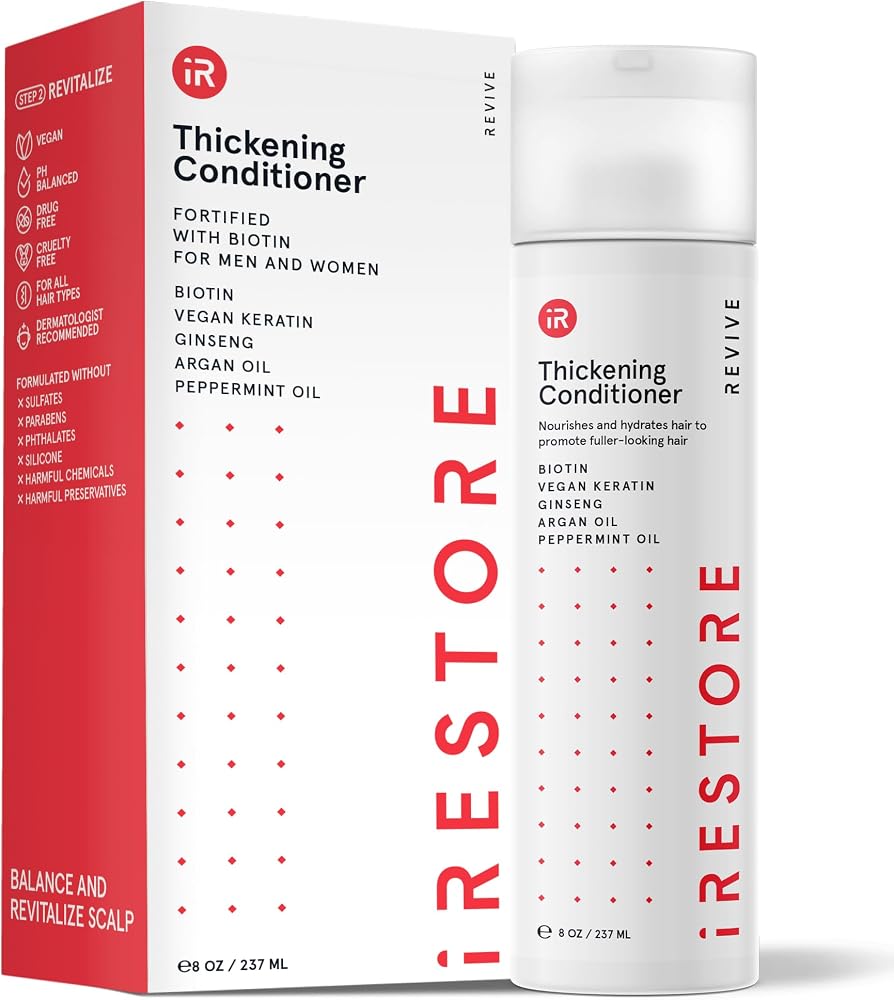 iRESTORE Biotin Conditioner with Ginseng & Argan Oil
