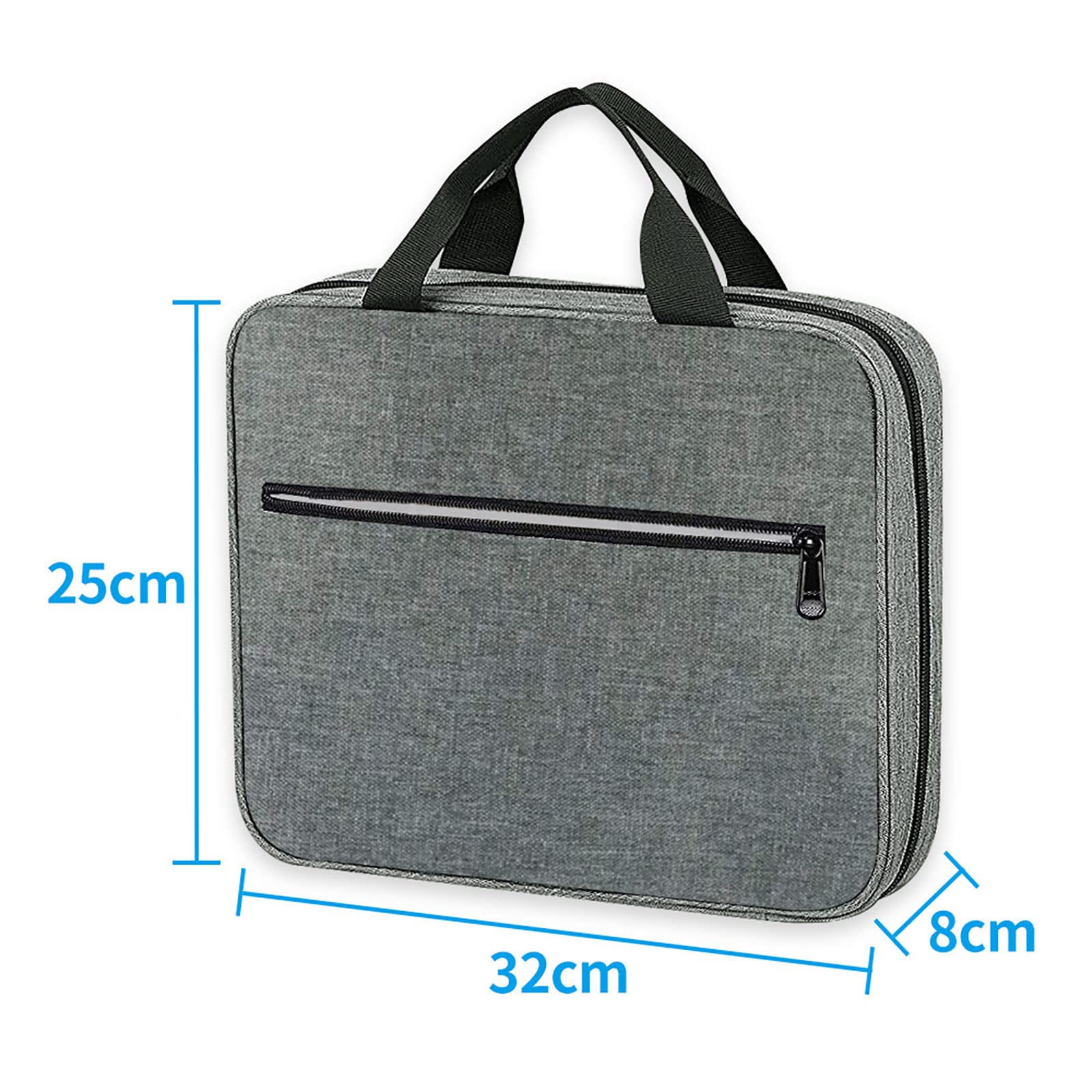 Petyoung Bibbia Cover Custodia per Libro da Trasporto Borsa per Chiesa Borsa Protettiva Bibbia Impermeabile con Manico Multi Tasche Regalo per Amici familiari
