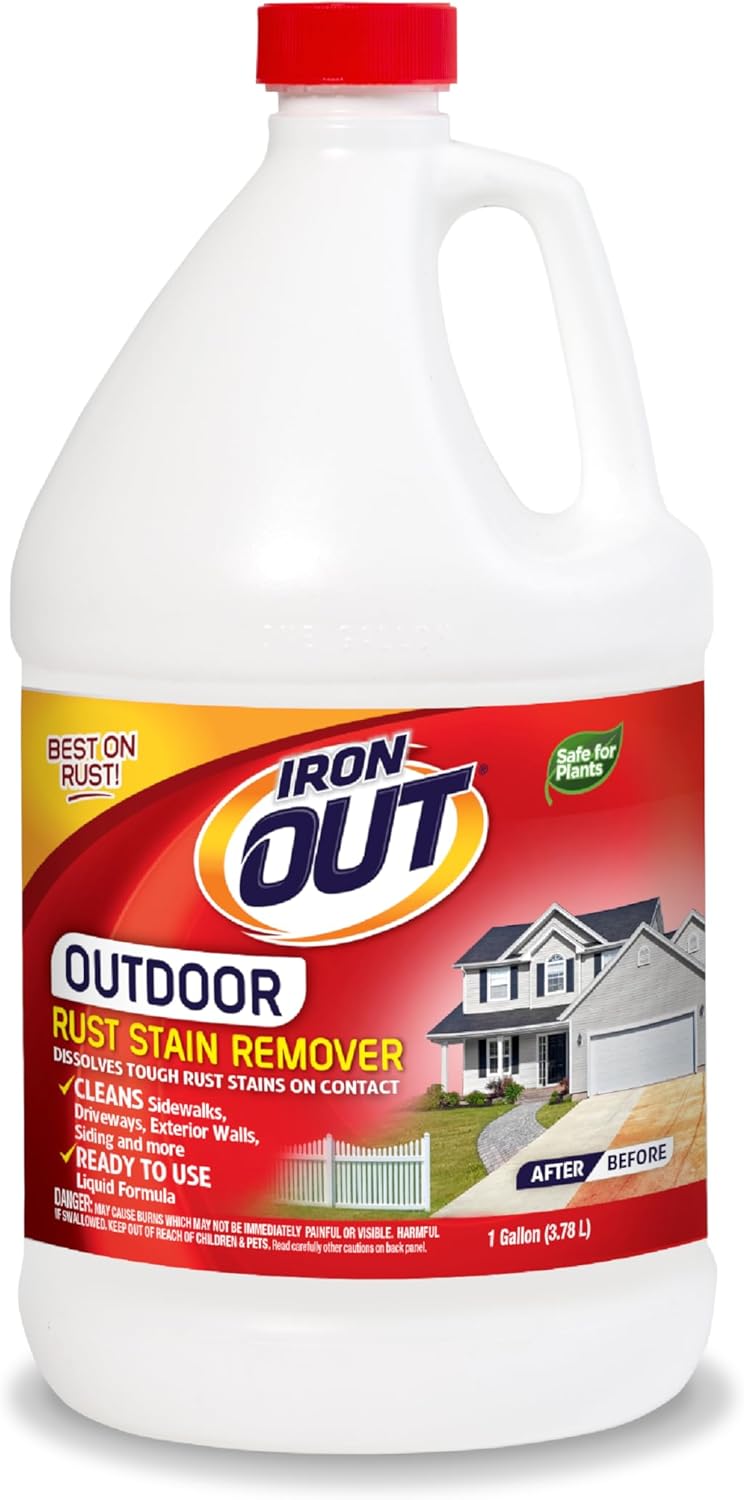 Iron OUT Liquid Rust Stain Remover, PreMixed, Quickly Removes Rust