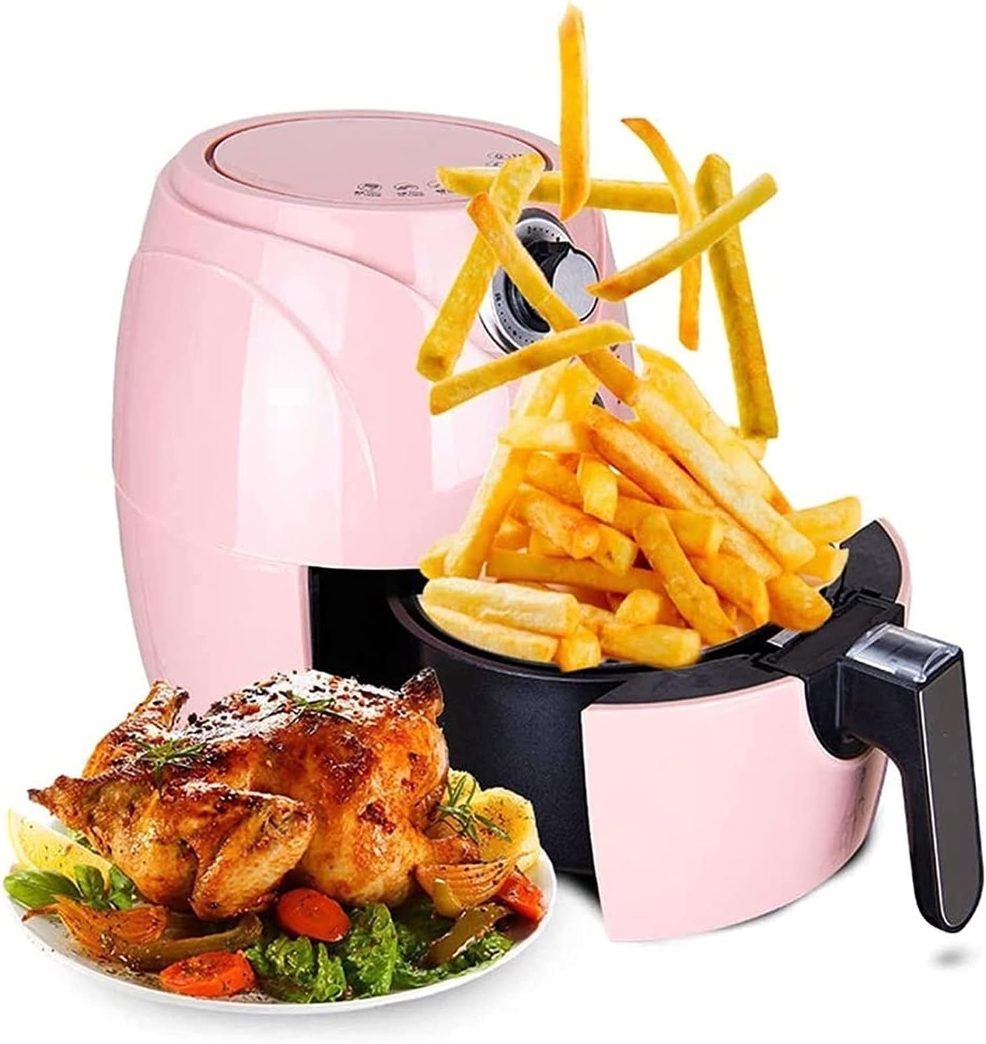 Air Fryer Healthy Cooking 2.5L Nonstick Timer Auto Shutoff Dishwasher Safe Basket Healthy Cooking