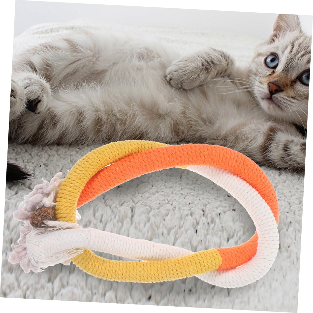 POPETPOP 15 Piezas De Cuerda para Masticar Gatos Cuerda para Masticar Juguetes para Mascotas Juguetes para Gatos Juguetes para Juguetes De Cuerda De Algodón para Juguete