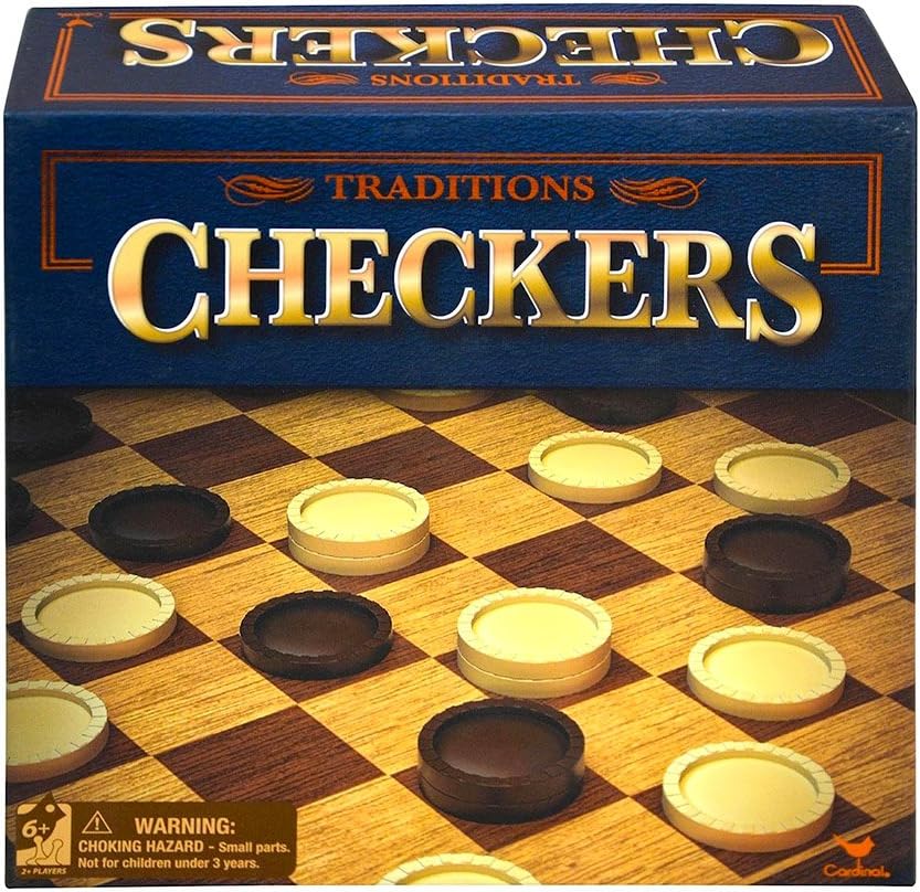 Checkers 13”x13” Board Game in Box