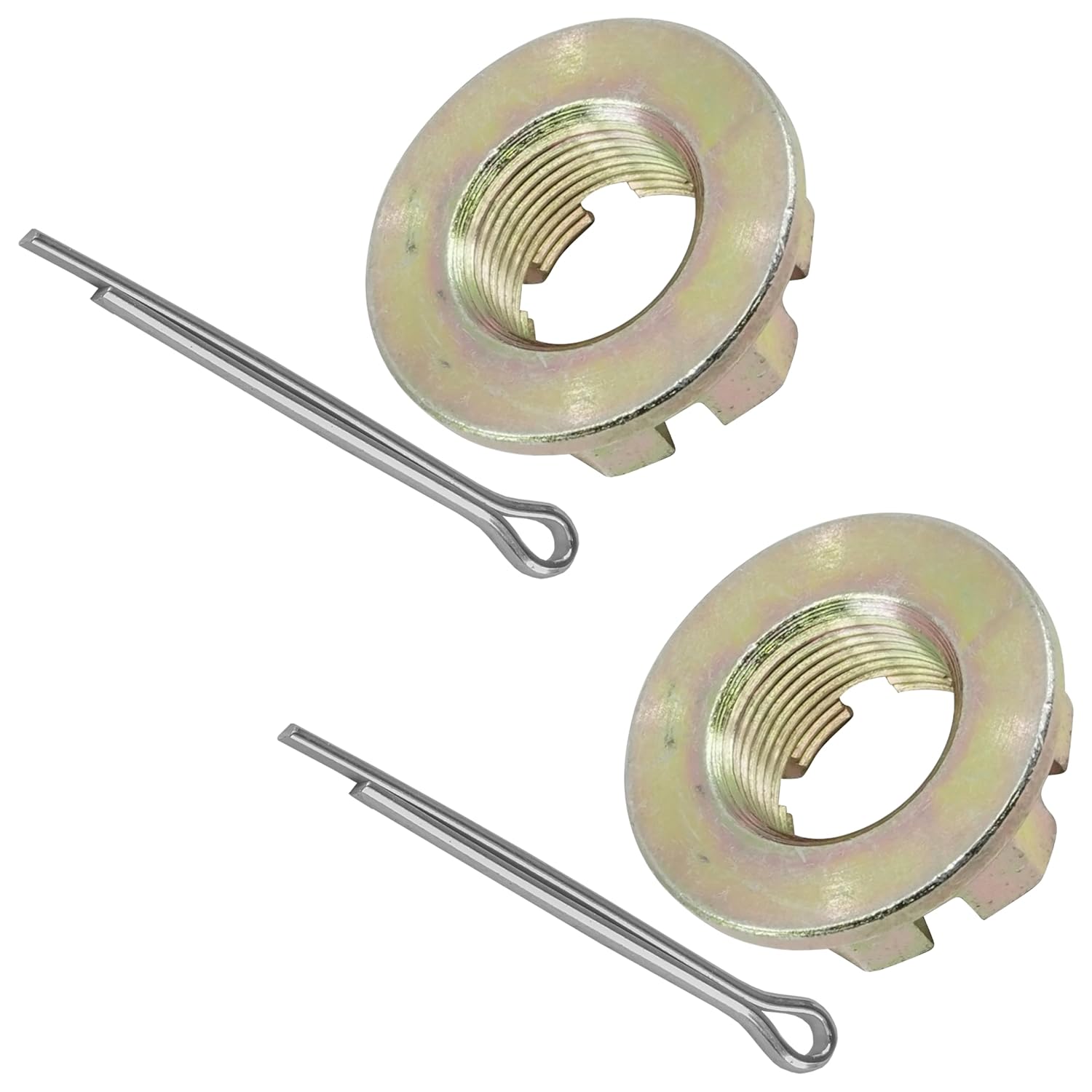 Caltric Front or Rear Wheel Castle Nut Compatible with Arctic Cat TRV 700 Cruiser GT 2010-2015 2X