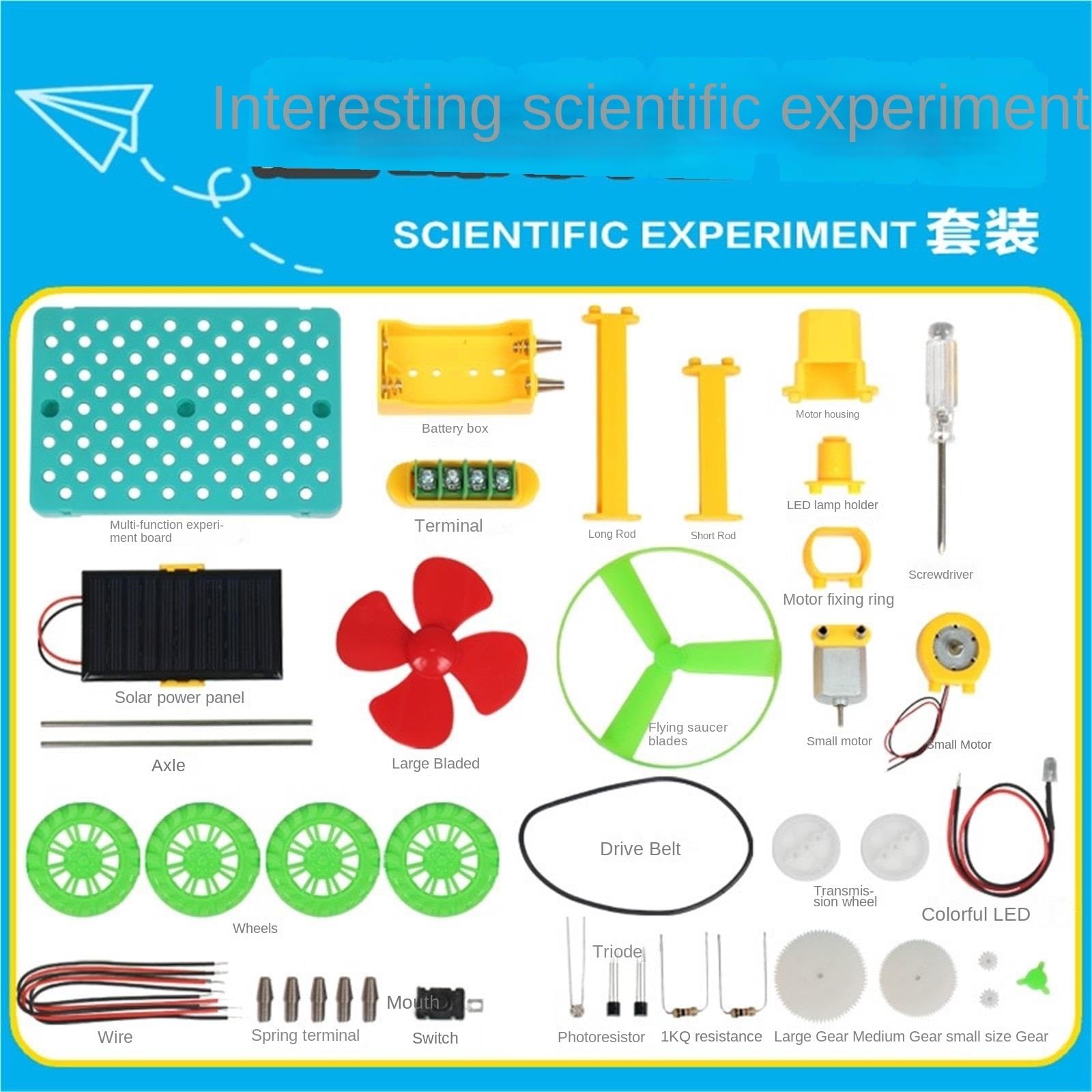 Experimentierkasten Schaltung Physikalischer Interessantes Wissenschaftliches Experimentierset, Ausrüstung for Physikalische Experimente