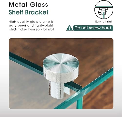 Miniatura 5 de ivinta Mesa consola de cristal con almacenamiento, mesa de sofá moderna de 39.4 pulgadas para sala de estar, vestíbulo, pasillo, dormitorio 5101