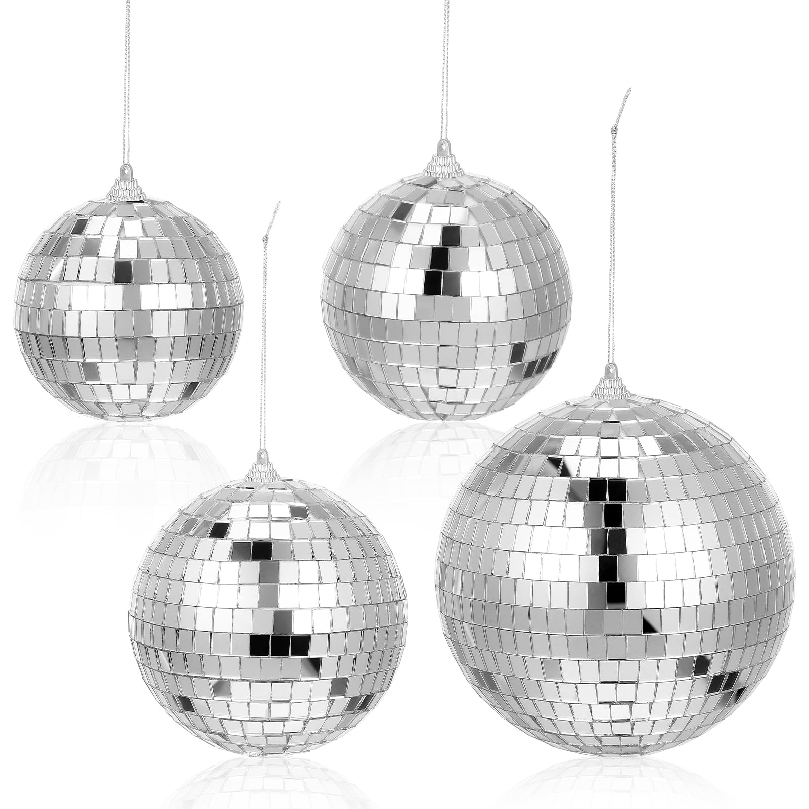クリスマスミラーボール Amazon.co.jp: LALAFINA ミラーボール 反射ボール 15cm 12cm 10cm 8cm