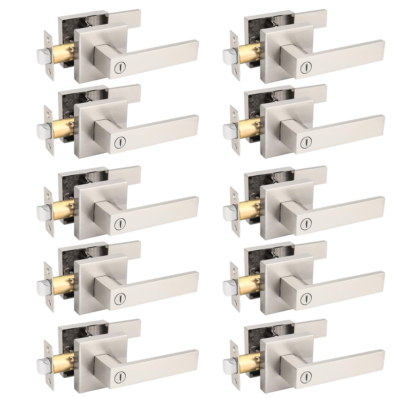 Gold Door Knobs - Privacy & Security -31