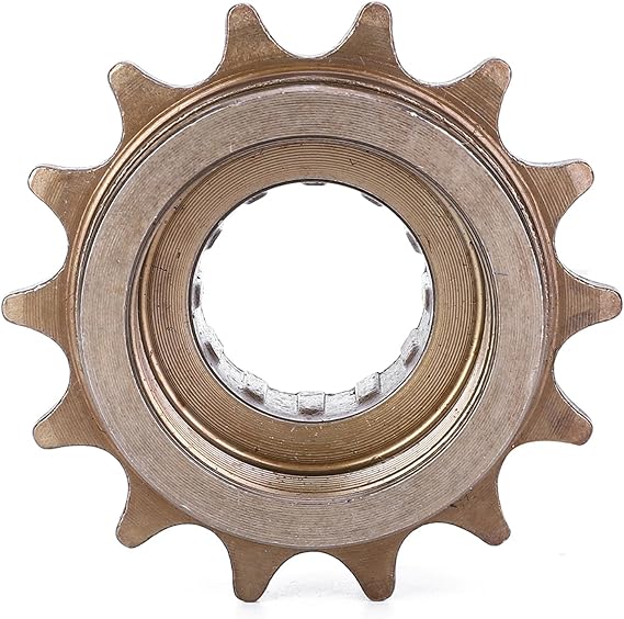 14T Single Speed Freewheel with 14 Tooth Design and Durable Metal Construction for Mountain Bike/Road Bike/Folding Bike Single Speed Flywheel Component