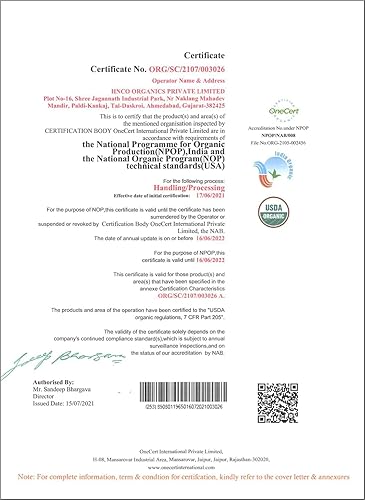 Miniatura 7 de Just Jaivik Polvo de henna (Lawsonia Inermis) para cabello, 100% natural, certificado orgánico por USDA por OneCert Asia, sin productos químicos ni