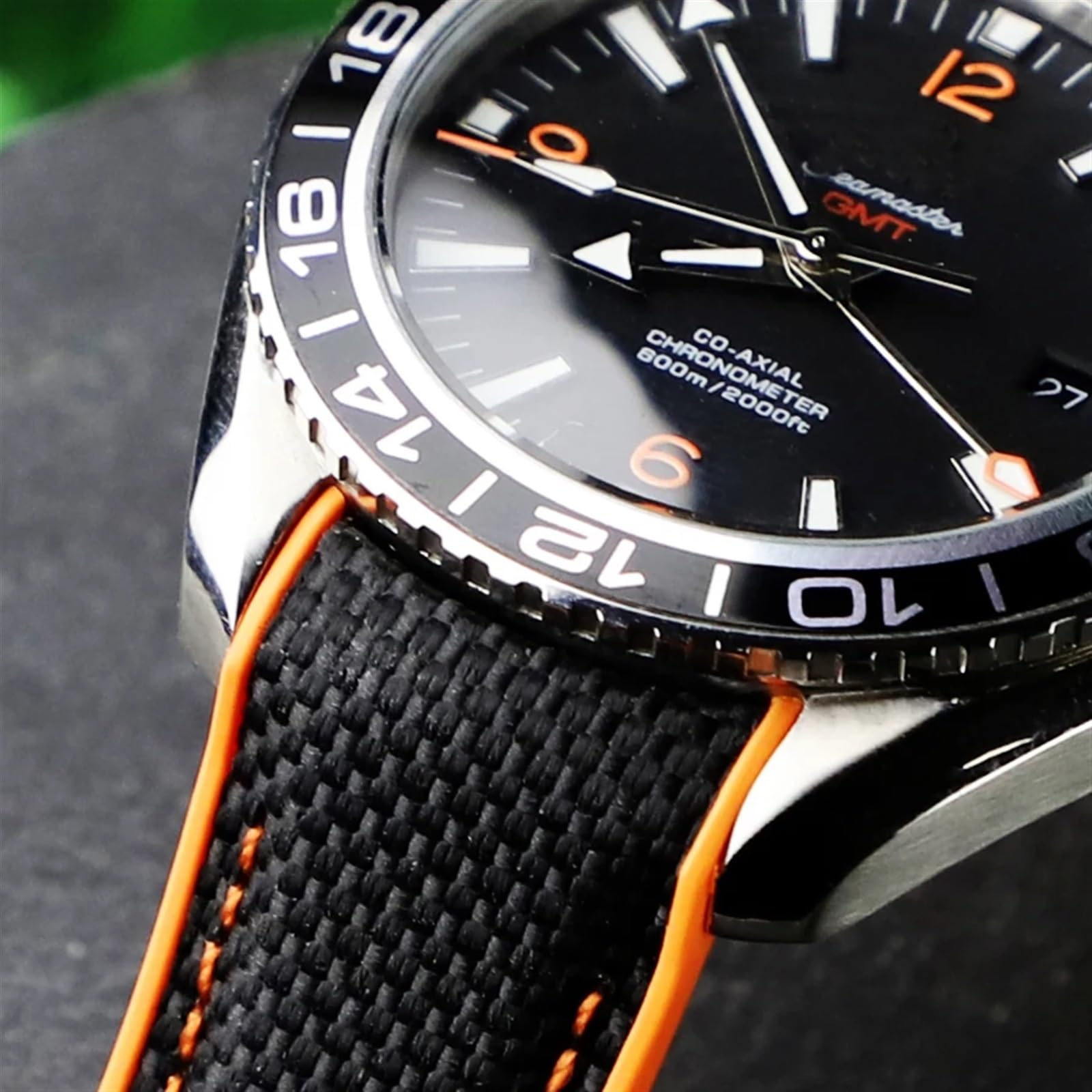 JDIME 20 mm 22 mm gumowe silikonowe paski do zegarków nylonowy pasek do zegarka Omega pasek Seamaster 300 m gmt chrono 600m Planet Ocean 215 bransoletki