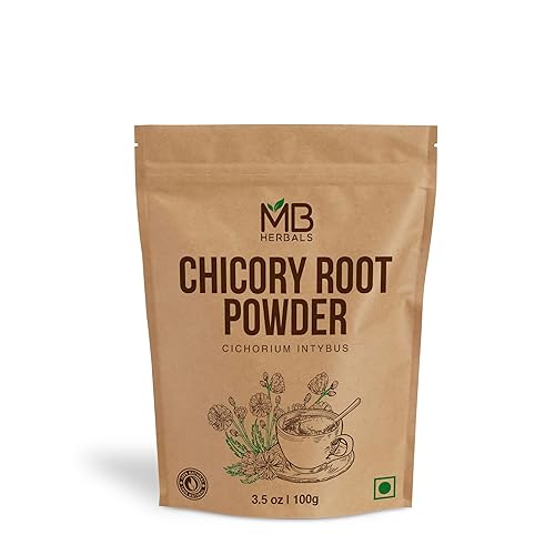 MB Herbals Polvo granulado de achicoria instantánea de 3.53 oz (3.5 onzas), tostado, sin OMG, sin conservantes, sin gluten, se disuelve fácilmente