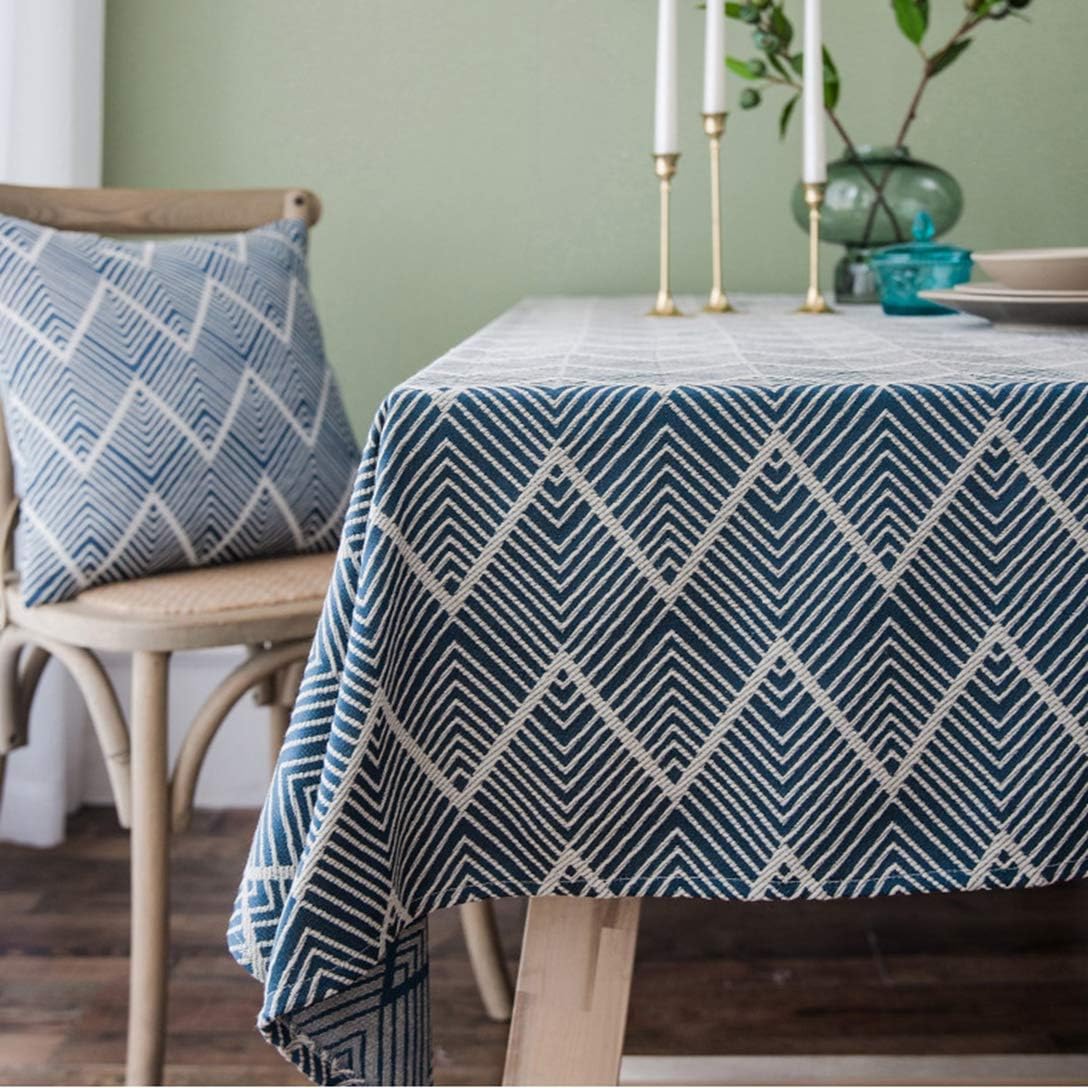 テーブルクロス ヨーロッパ 高級 おしゃれ コットン リネン 手入れ簡単 気分転換 撥水 イージーケア 食卓カバー 長方形 洗える