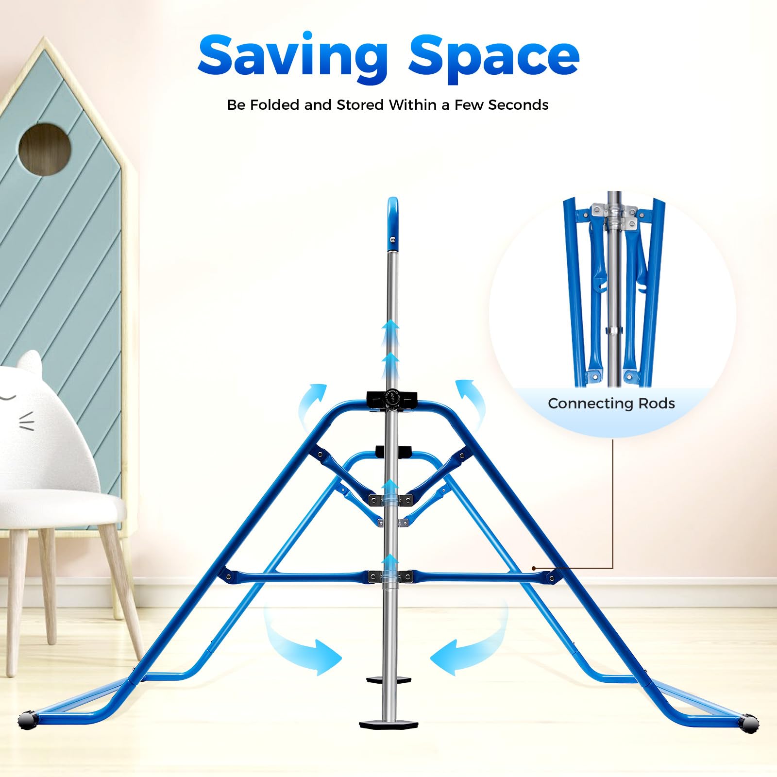 GramStudio Turnstange voor kinderen, tuin, gymnastiek, rekstang