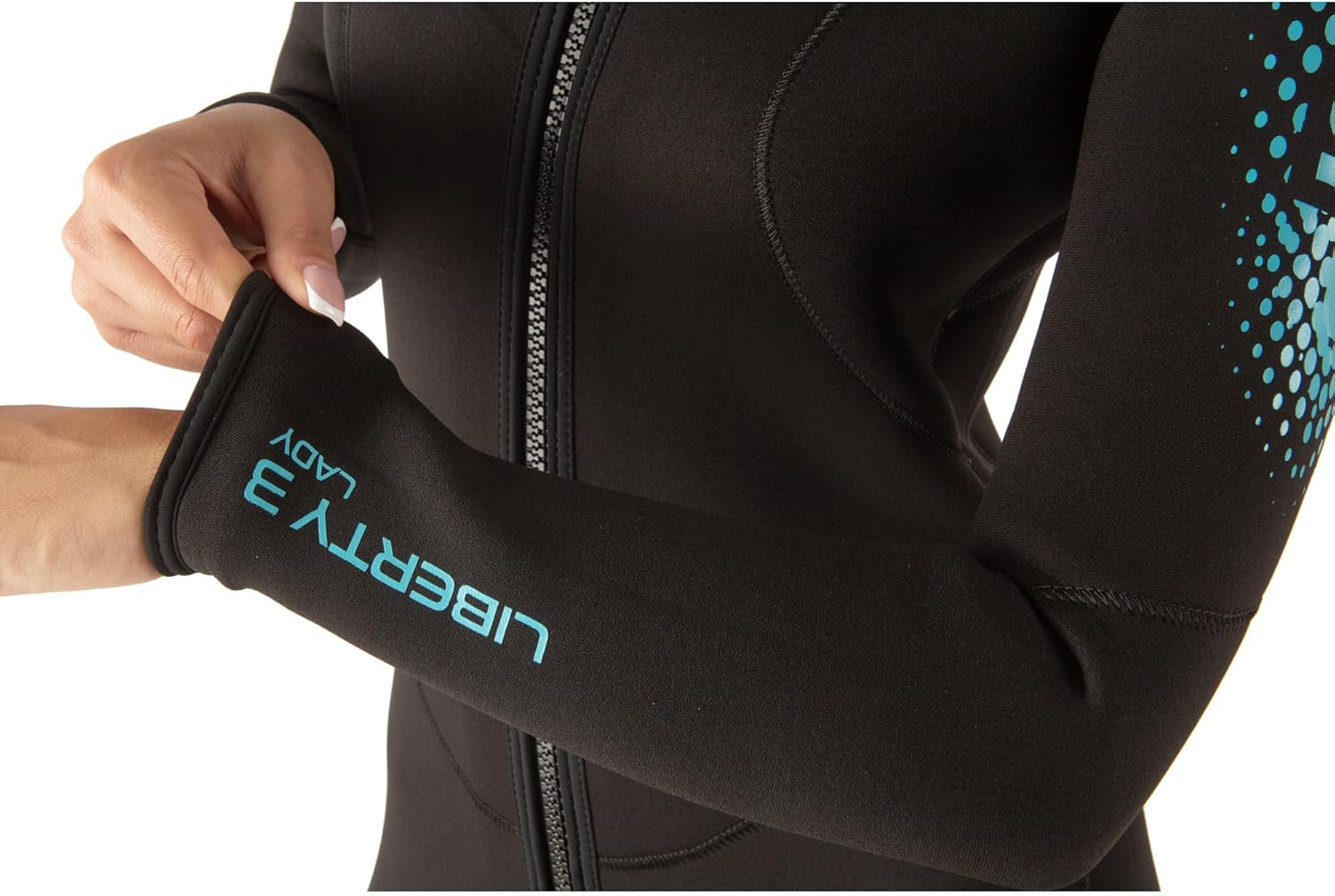 SEAC Liberty Long Man/Women 3 mm - One-Piece Men’s and Women's Wetsuit 3 mm Without Hood – Durable Neoprene with Supratex Reinforcements on Knees, Shoulders and Back