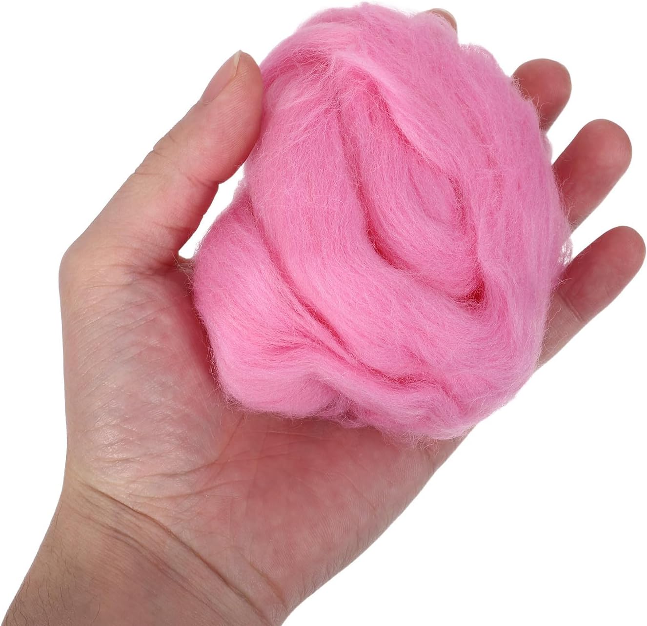 8pcs Violet Wool Roving for Needle Felting Christmas Art Projects
