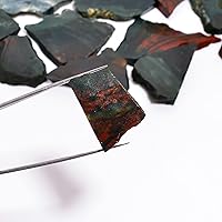 Vista 113 de Natural Yaxaite Raw Slice Gemstone- Healing Crystals for DIY Jewelry Making -Loose Natural Cabochon -Perfect for Crafting Unique Jewelry Designs