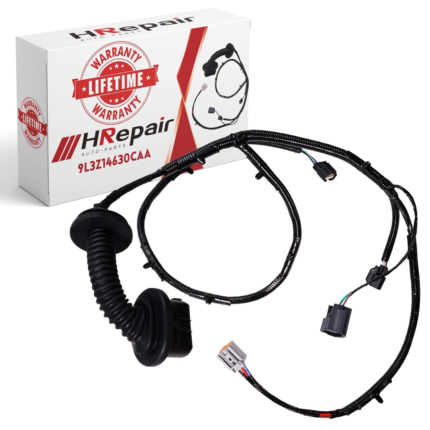 Rear Door Wiring Harness fits for Ford F150 Crew Cab 2009 2010 2011 2012 2013 2014 Replace# 9L3Z-14631-CAA(Rear Left)