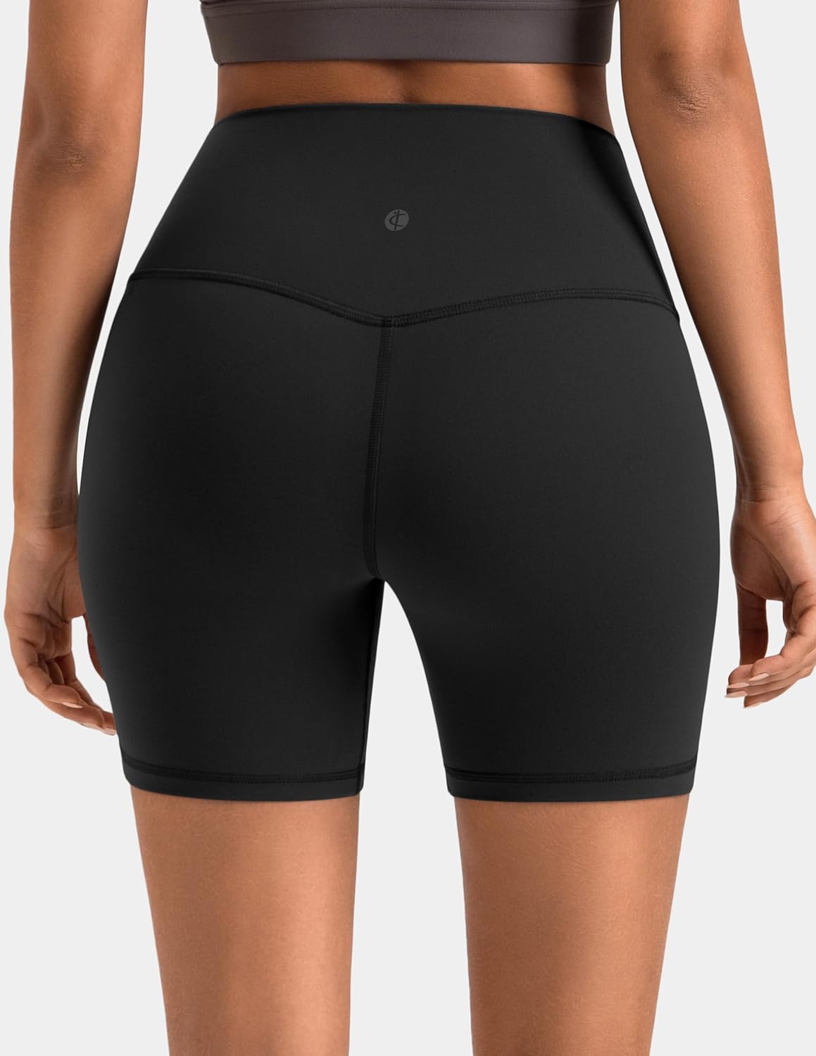 Colorfulkoala Women's Dreamlux High Waisted Yoga Shorts 6" Inseam Workout Tights