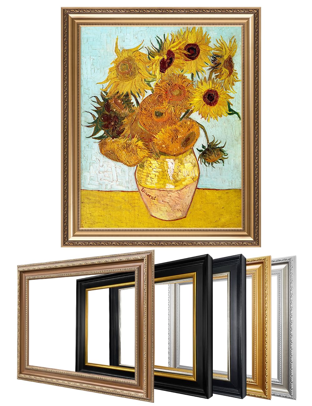 Amazon.co.jp: IPIC - ヒマワリ 1888 ヴィンセント・ヴァン・ゴッホ作