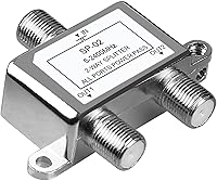 NEWCARE 2-Way Coaxial Cable Splitter MoCA 5-2400MHz RG6 Compatible Low Loss for HD TV Satellite Internet CATV Antenna