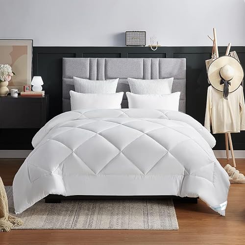 Couette 220x240 Hiver 450GSM Microfibre Blanc WAVVE