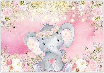 Amazon Com Allenjoy 7x5ft Pink Floral Elephant Backdrop For Baby Shower It S A Girl Party Banner Welcome Baby Photography Background Birthday Photo Booth Props Electronics Amazon Com Allenjoy 7x5ft Pink Floral Elephant Backdrop For Baby Shower It S A Girl Party Banner Welcome Baby Photography Background Birthday Photo Booth Props Electronics