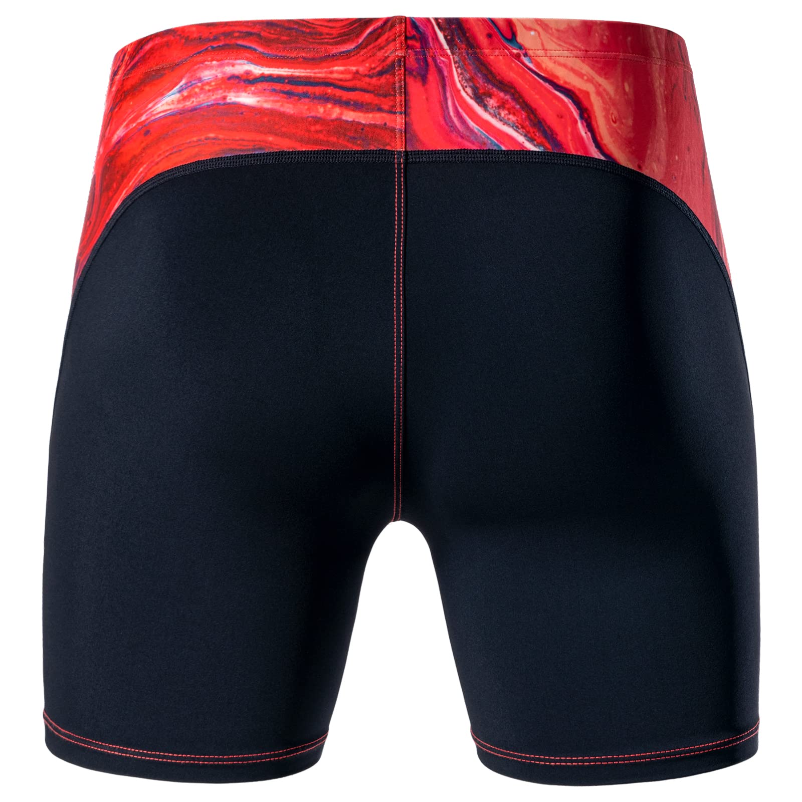 MY KILOMETRE Maillot de Bain Homme Boxer Short Jammer Natation Cordon Serrage Endurance Résistant Chlore Plage Surf