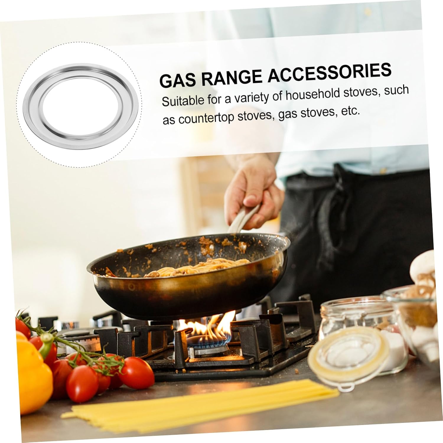 Zerodeko Stainless Steel Gas Stove Drip Pan Electric Stove Drip Pans Replacement