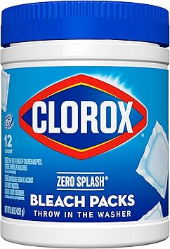 Clorox Control Bleach Packs Regular Laundry Packs, 12 Count
