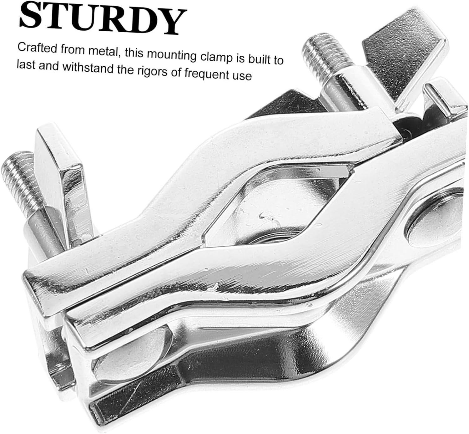 Cowbell Clip Mounting Clamp for Drum Kit Sturdy Drum Accessory with Multi Clamp Versatility Enhance Your Percussion Setup with Reliable Cowbell Holder