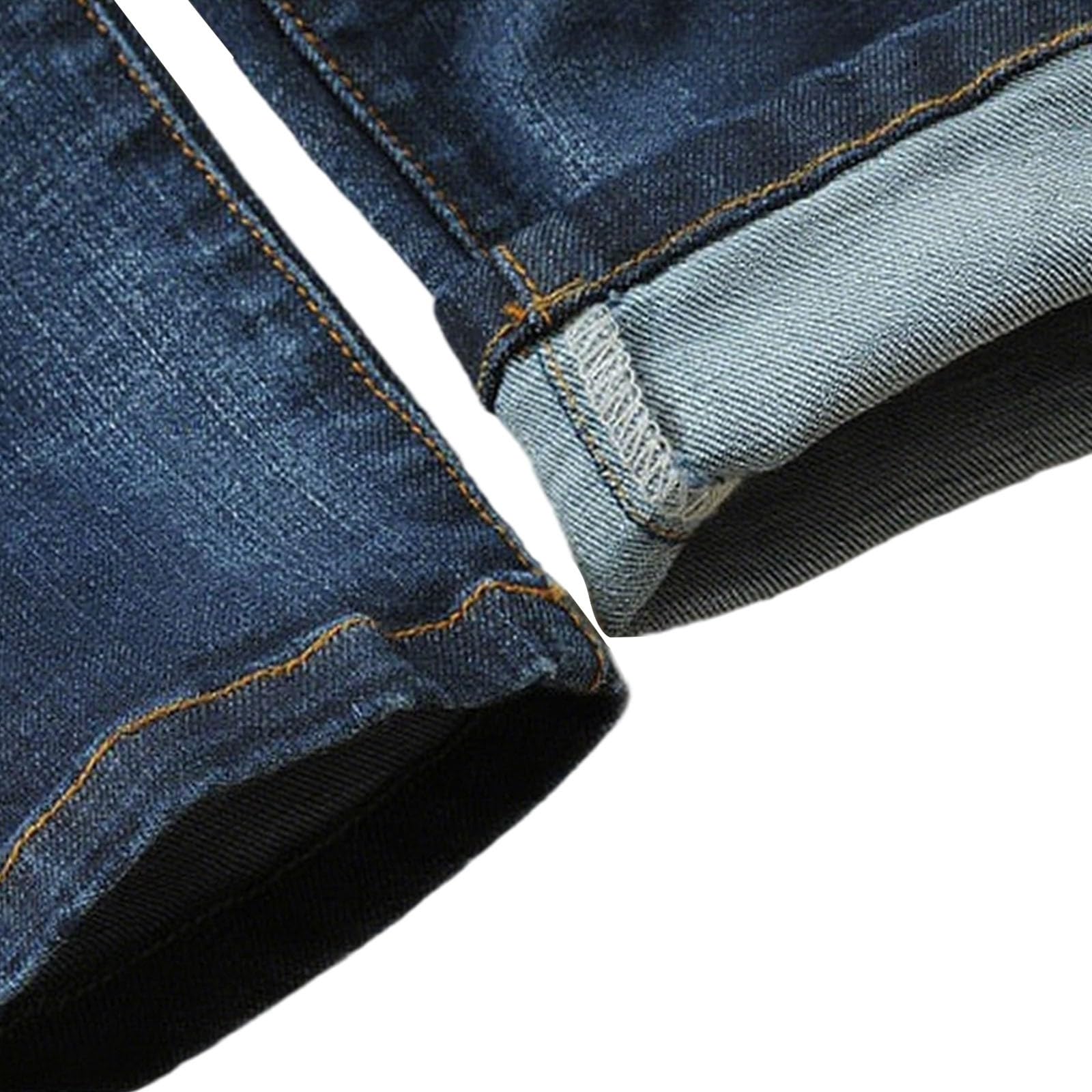 Genérico Pantalones Baggy Niño Pantalones Vaqueros Rectos Niños Lavado Medio Cintura Elástica Diseño Infantil Comodidad Duradera