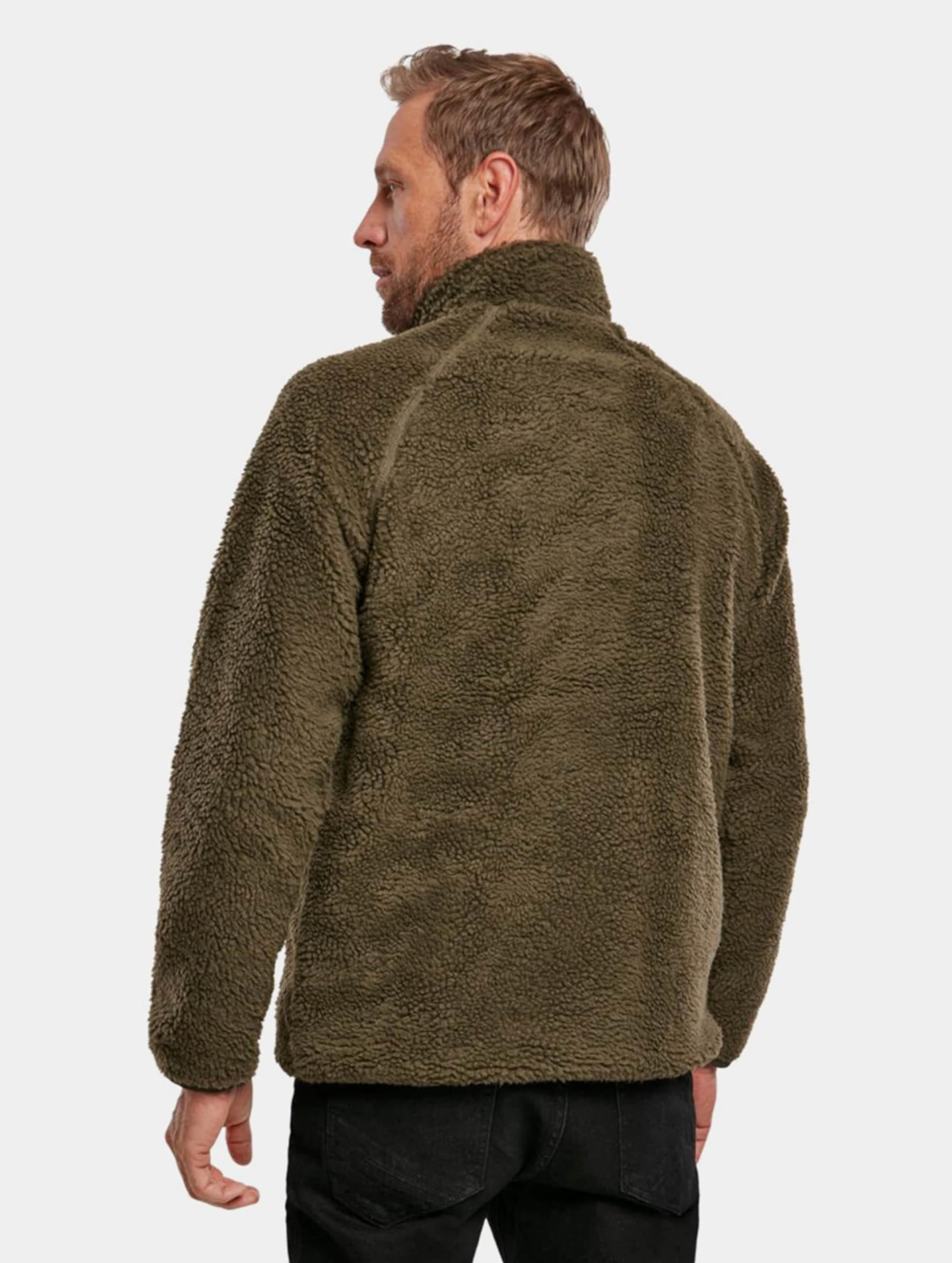 Brandit Sweter pullover Mężczyźni Brandit Teddyfleece Troyer