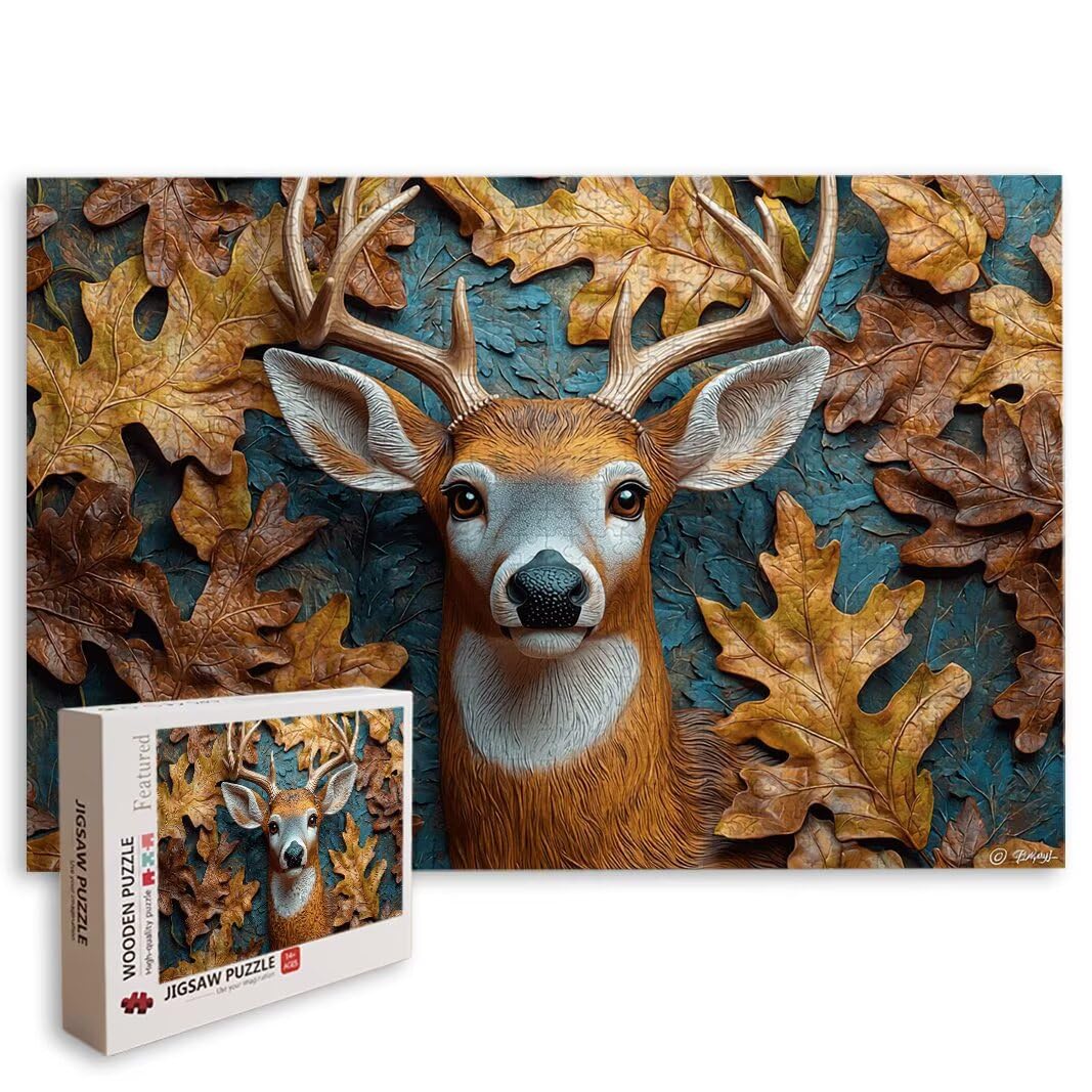 Puzzle 3000 Teile, REH Puzzle Erwachsene, Holzpuzzle für Geschenke -8596