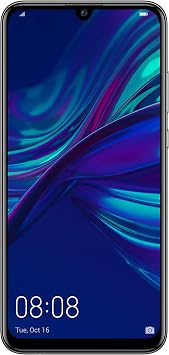 Huawei P Smart 2019 64 GB 6.21-Inch 2K FullView Dewdrop SIM-Free Smartphone with Dual AI Camera, Android 9.0, Single SIM, UK Version - Black