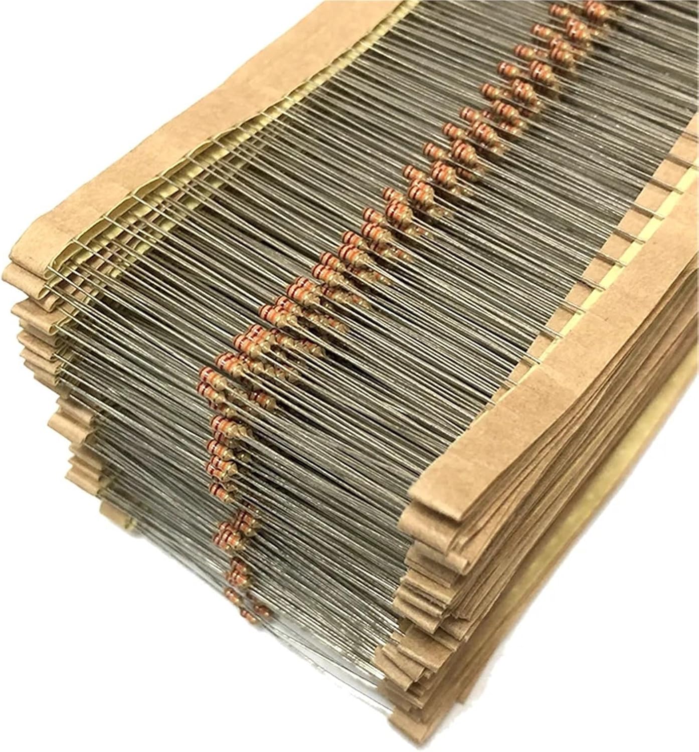 100Pcs 1/8W Carbon Film Resistor 5% 2R7 27R 270R 2K7 27K 270K 2.7 27 270 R K Ohm 0.125W 0R-1M(CF 0.125W 6R8 100pcs)