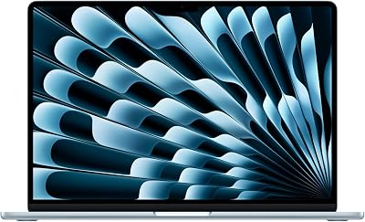 Apple MacBook Air 15'' con chip M5: progettato per l’AI, display Liquid Retina da 15,3'', 16GB di memoria unificata, 512 GB di archiviazione SSD, 10 CPU, 10 GPU, Wi Fi 7 – Celeste