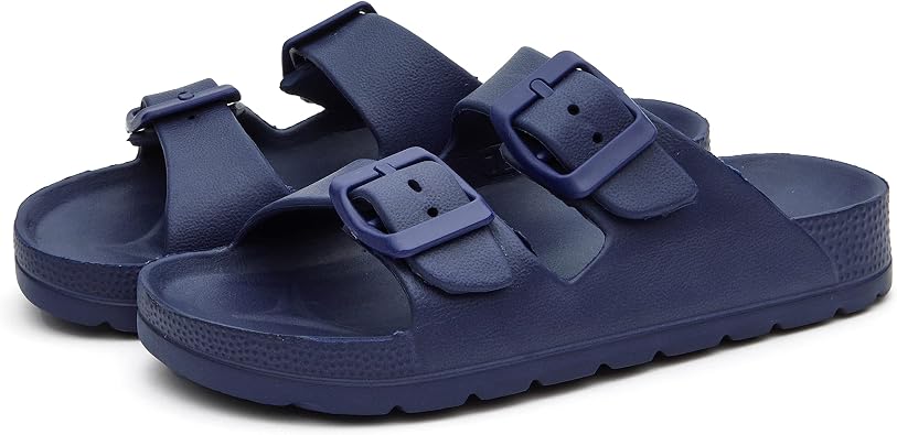 EasyStar Boys and Girls Adjustable Strap EVA Slipper Sandal