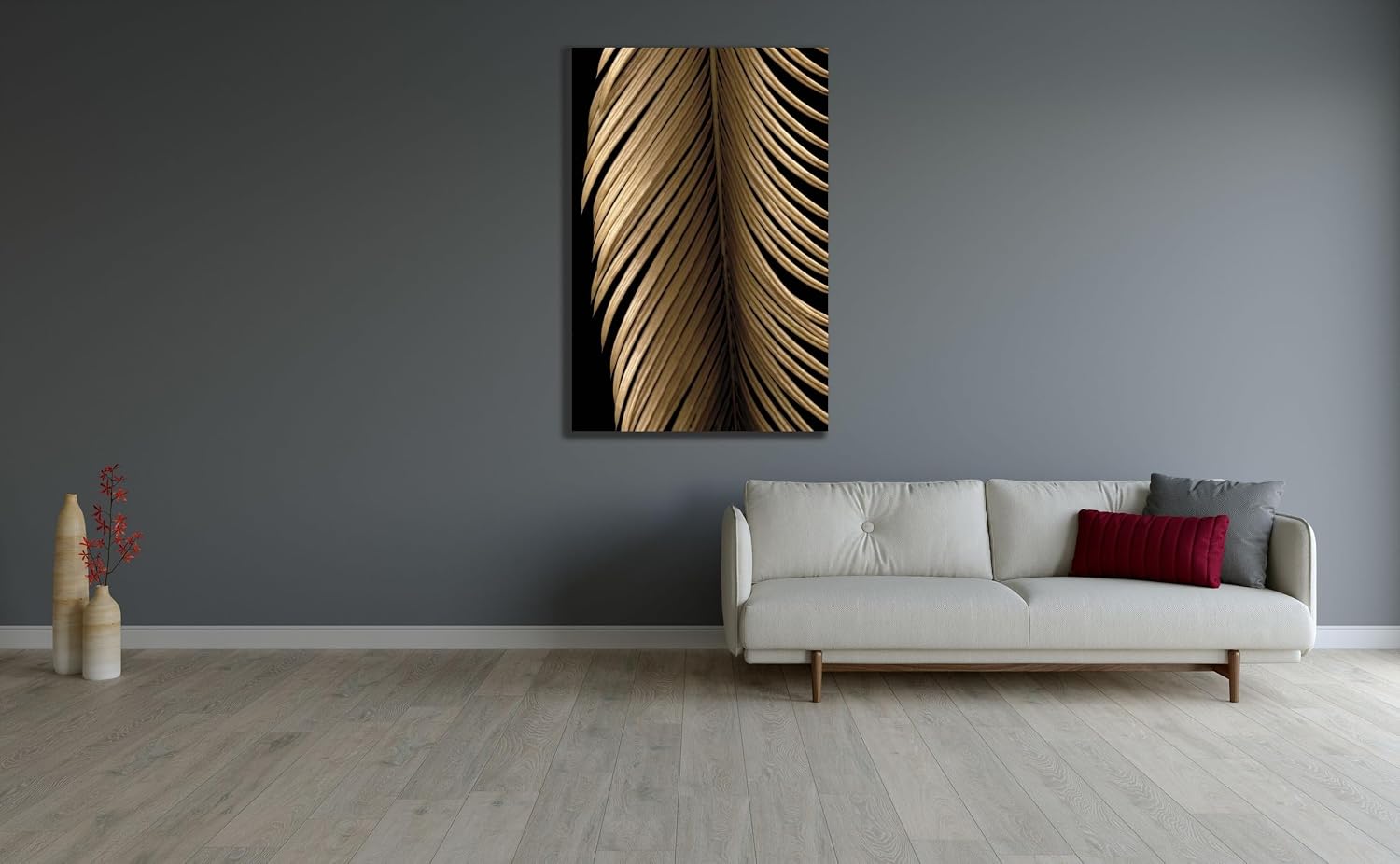 ArtDirect Tropical Leaf Study II 32x48 Huge Gallery Wrapped Canvas Museum Art by Levine, Andrew