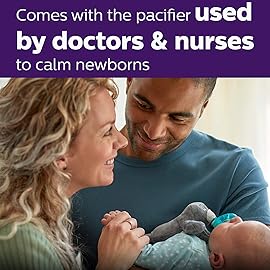 Philips Avent Soothie Snuggle Pacifier Holder with Detachable Pacifier, Koala, 0m+, SCF347/06