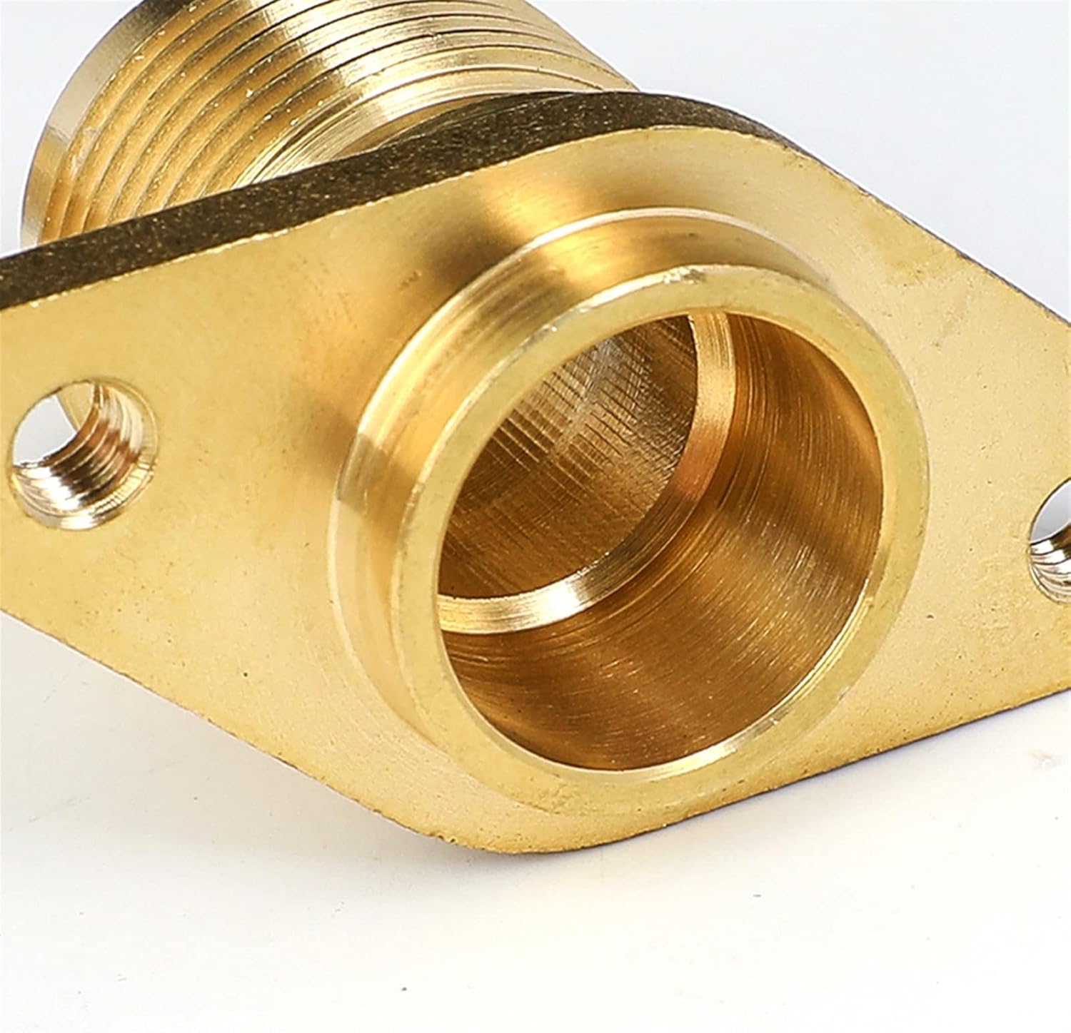 Tube Solder to Flared Pipe Fitting Connector Coupling with Base for Shut Off Valve Air Conditioner(15.88mm 5l8 Inch,With Nut)