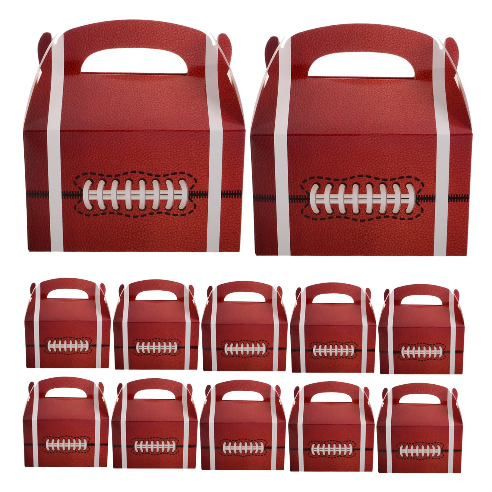 50pezzi Scatole Rugby Per Confezione Sportivi Per Compleanni e Contenitori Per Snack e Dolci Per Celebrazioni